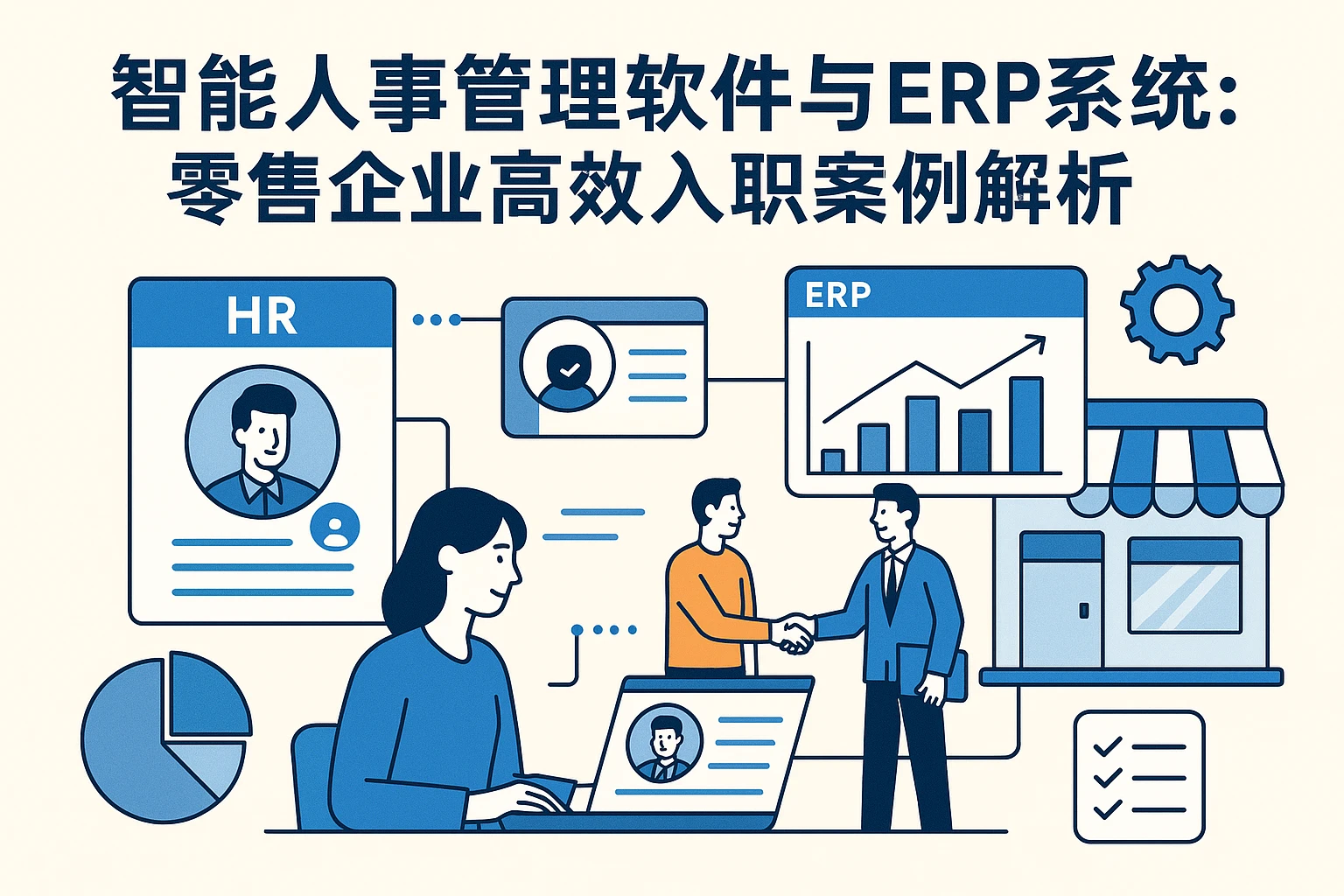 智能人事管理软件与ERP系统：零售企业高效入职案例解析