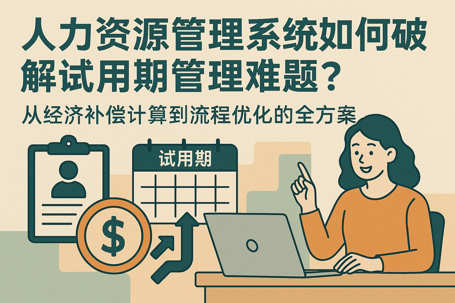 人力资源管理系统如何破解试用期管理难题?从经济补偿计算到流程优化的全方案