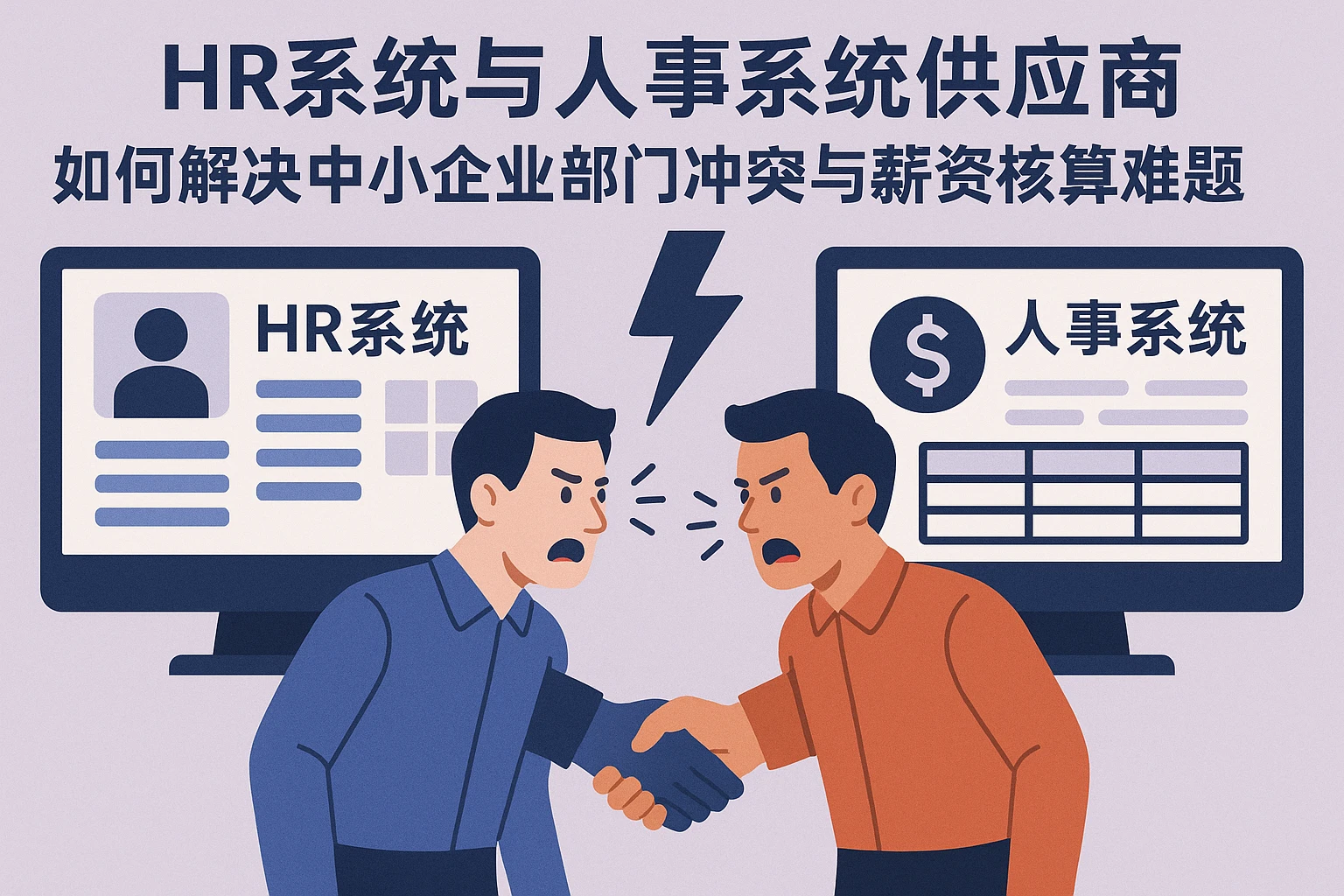 HR系统与人事系统供应商如何解决中小企业部门冲突与薪资核算难题
