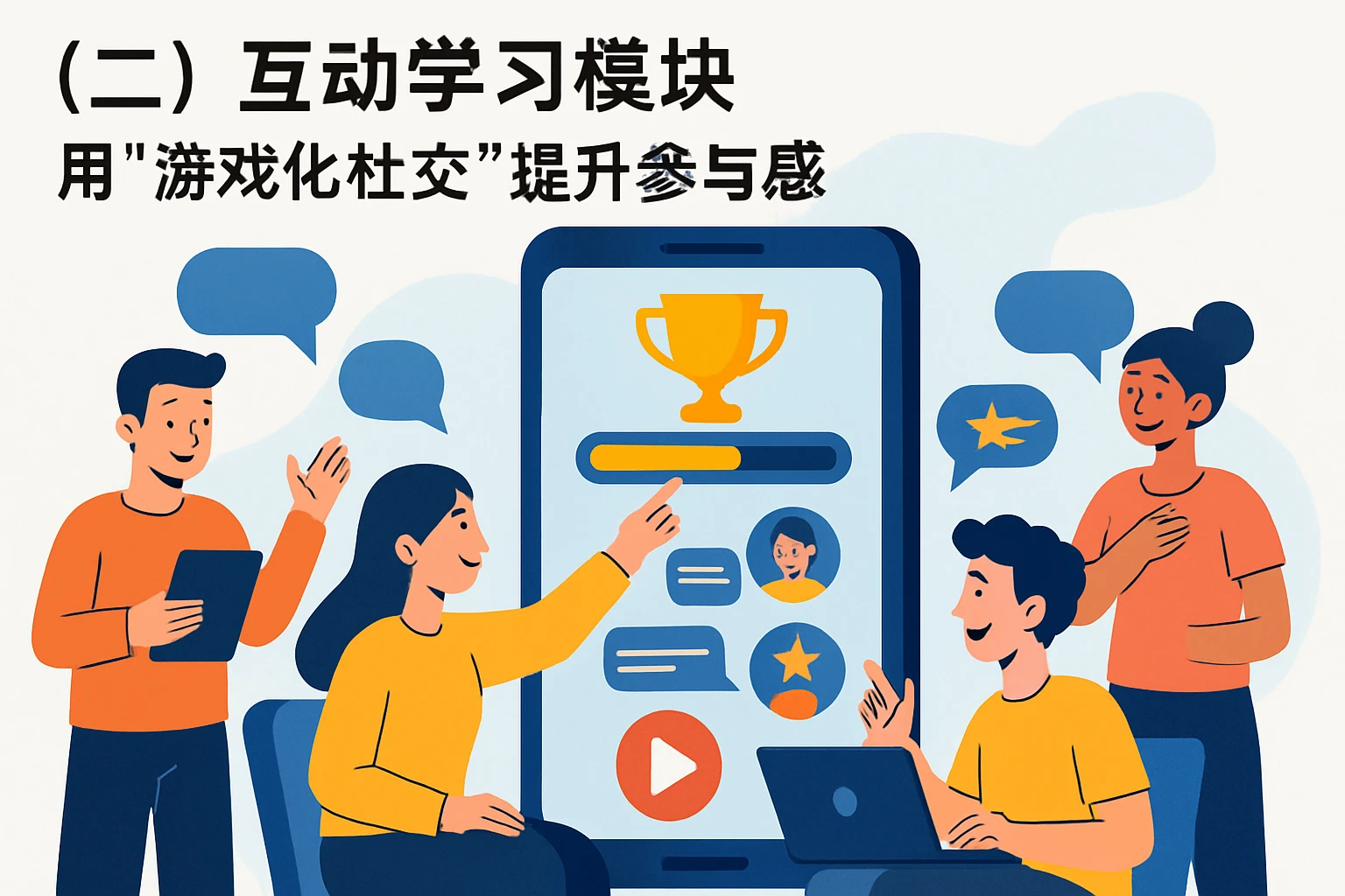 （二）互动学习模块：用