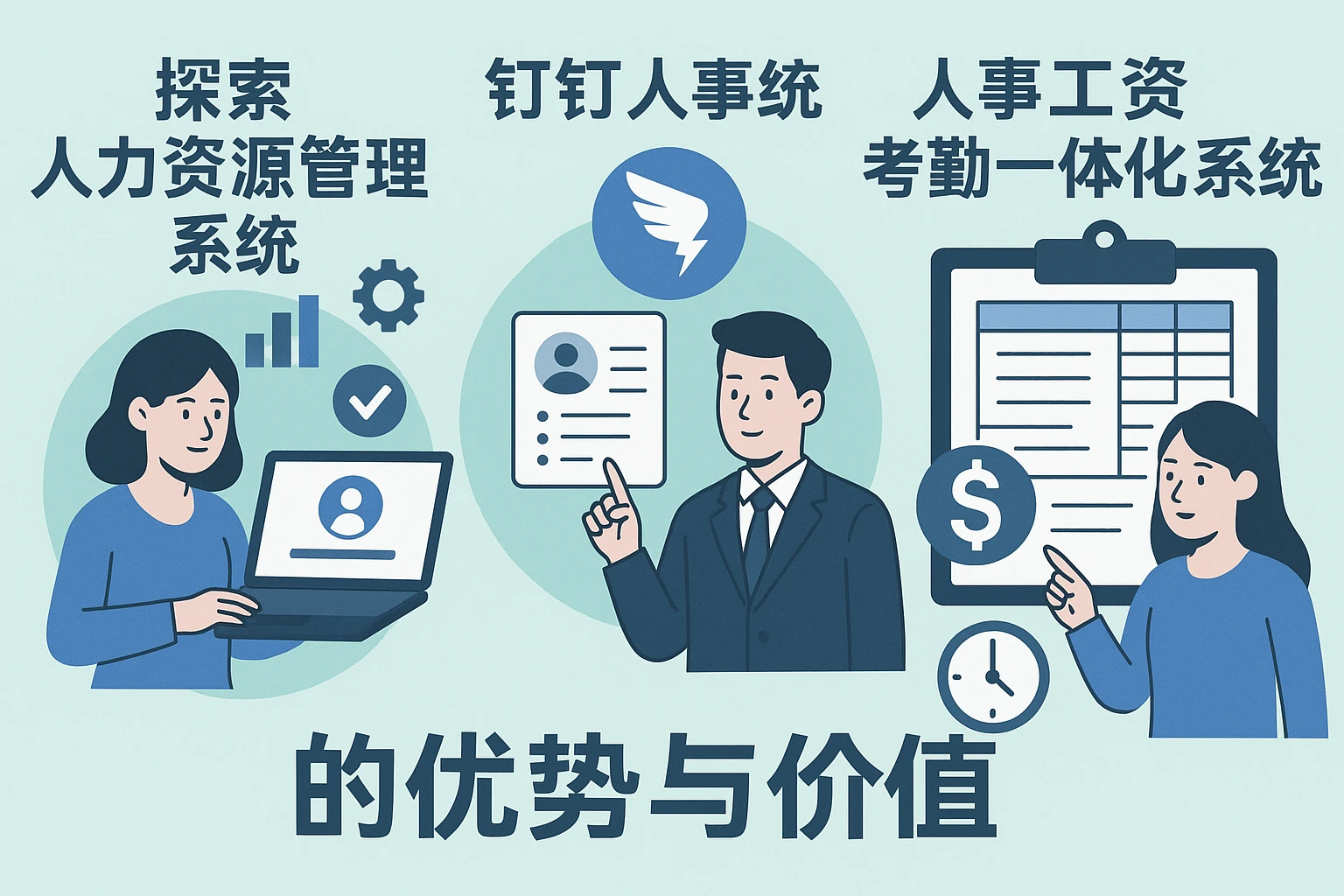探索人力资源管理系统、钉钉人事系统与人事工资考勤一体化系统的优势与价值