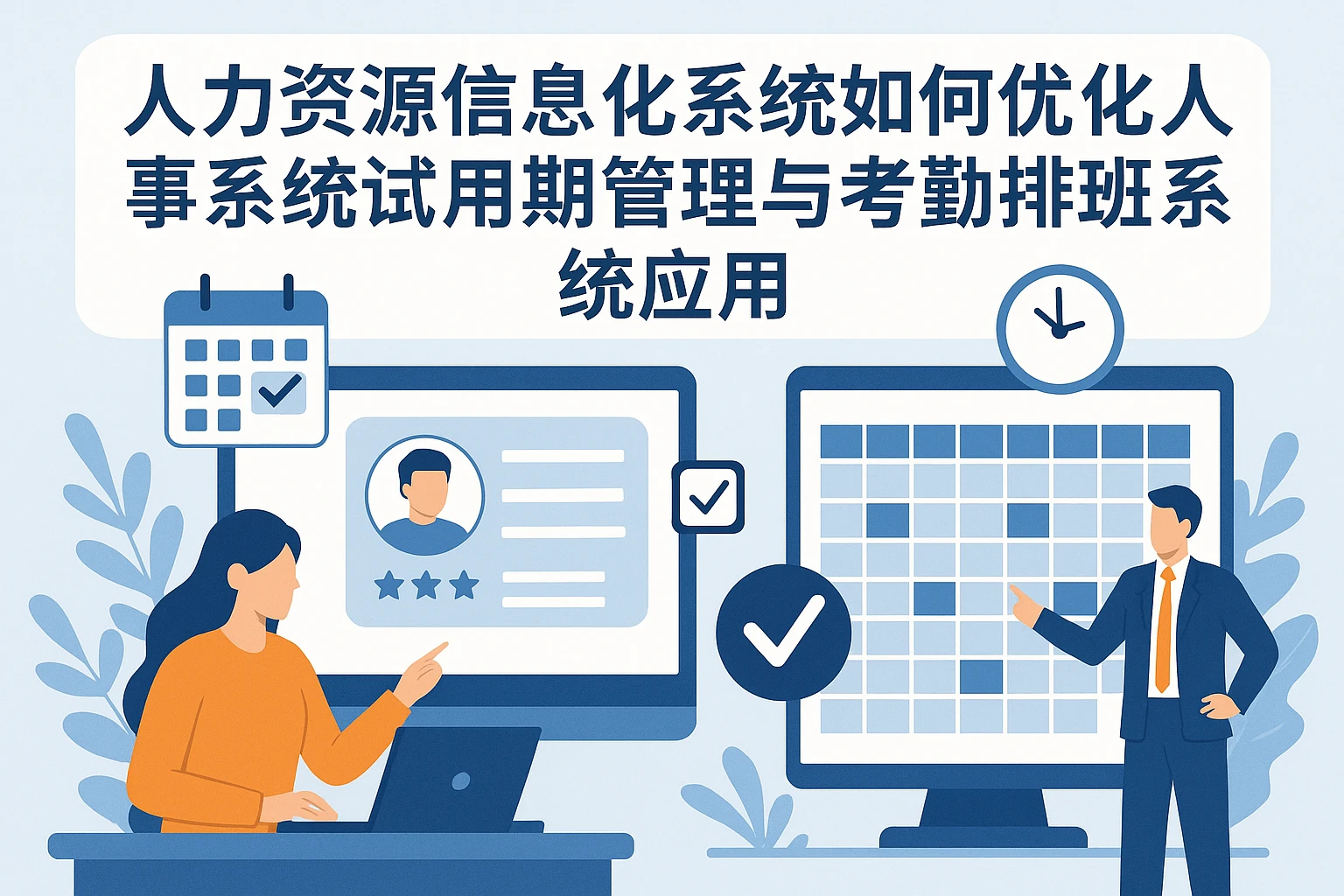 人力资源信息化系统如何优化人事系统试用期管理与考勤排班系统应用
