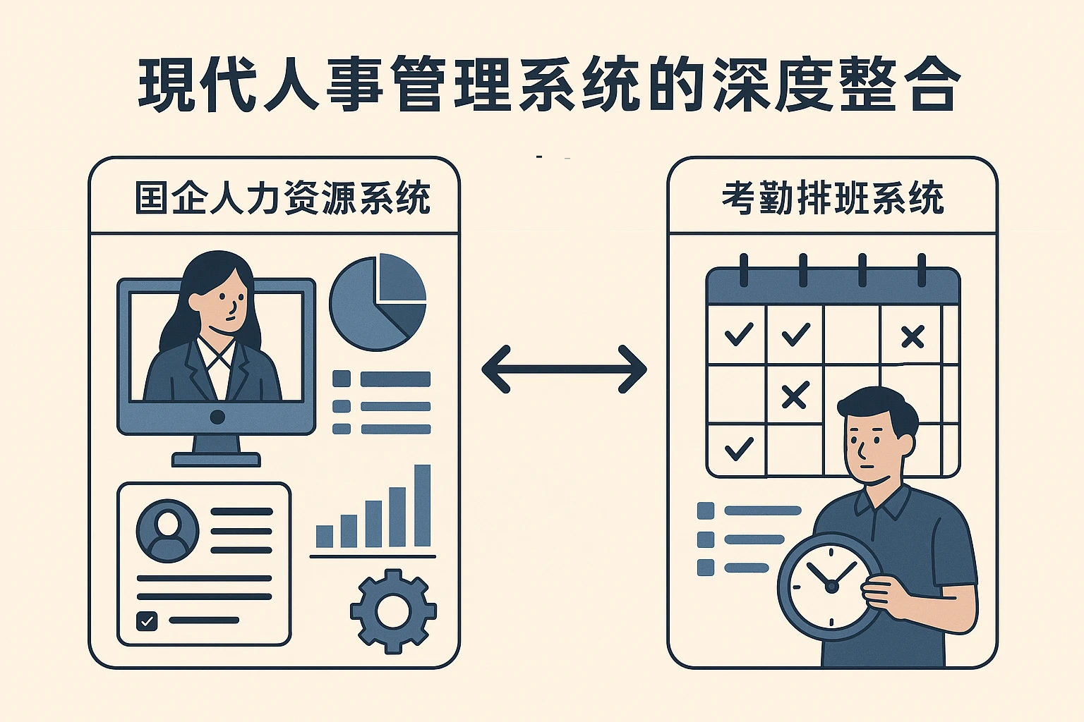 国企人力资源系统与考勤排班系统:现代人事管理系统的深度整合
