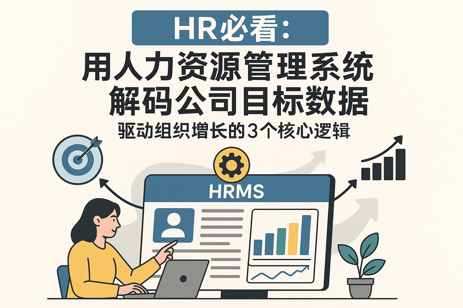 HR必看：用人力资源管理系统解码公司目标数据，驱动组织增长的3个核心逻辑