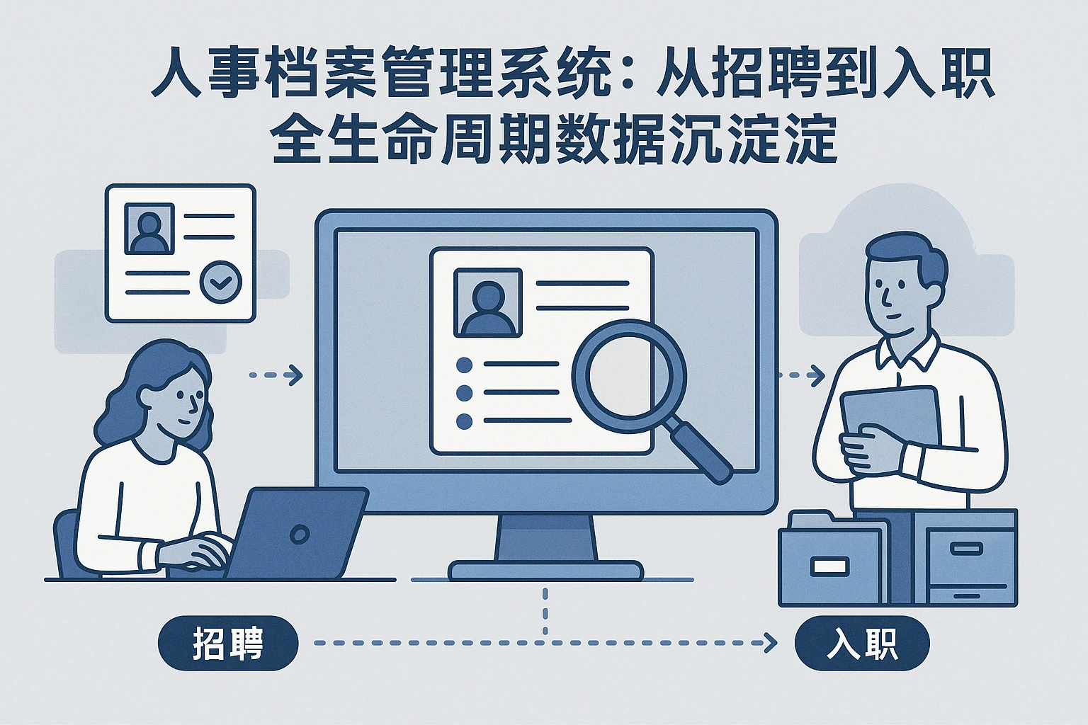 2. 人事档案管理系统：从招聘到入职的全生命周期数据沉淀