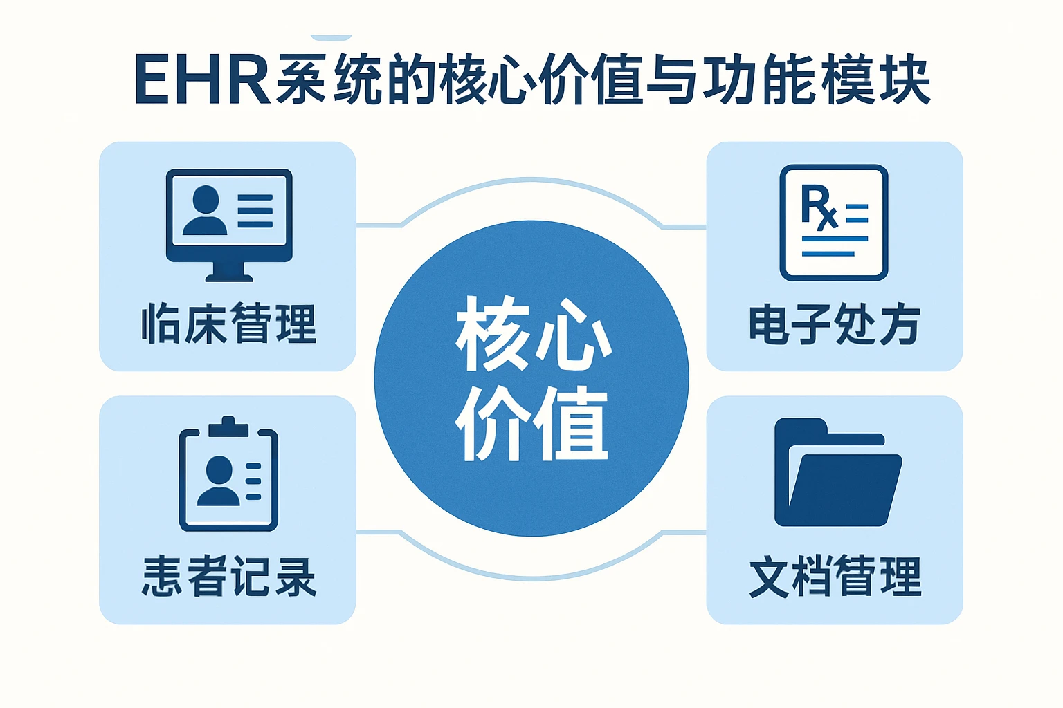 EHR系统的核心价值与功能模块