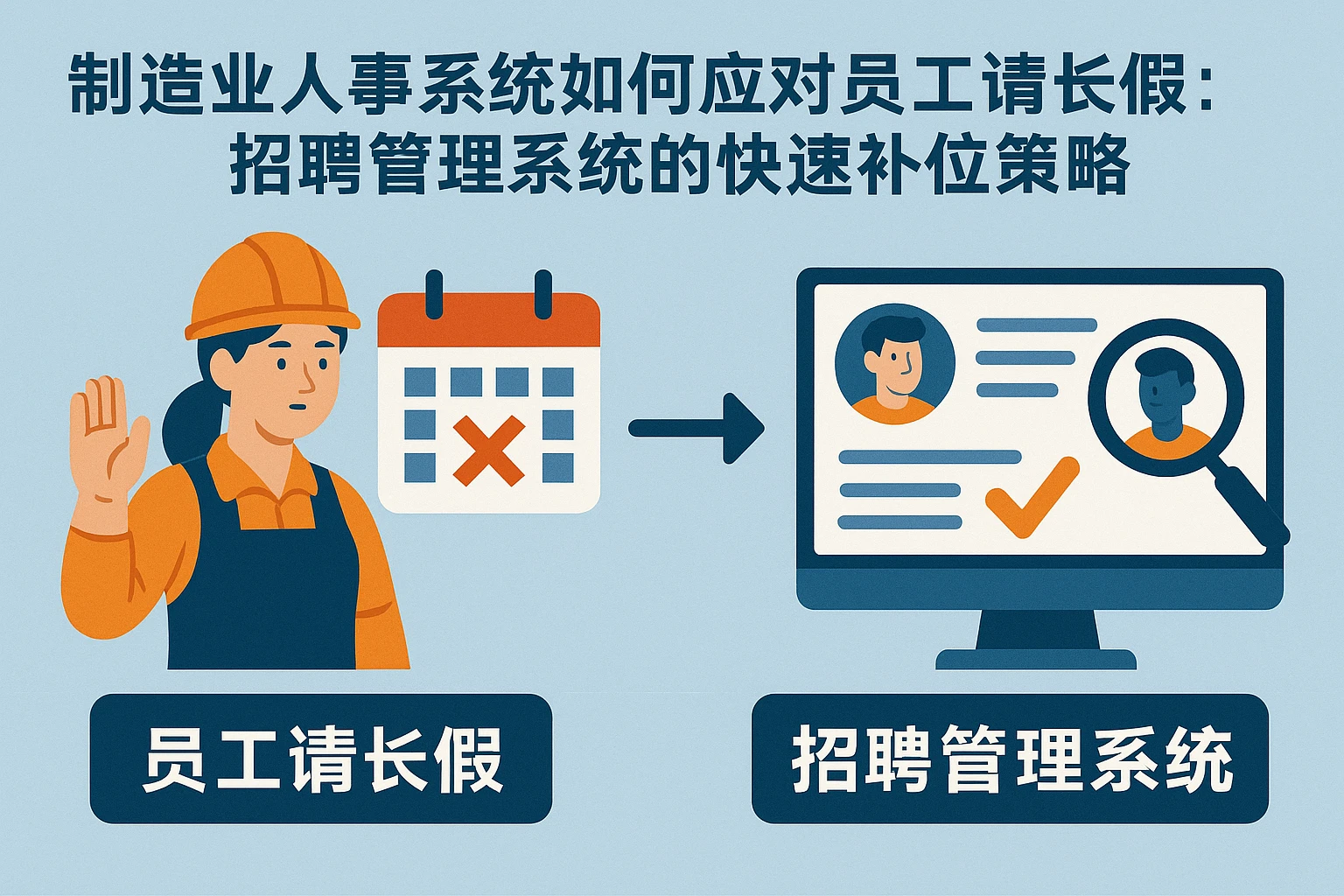 制造业人事系统如何应对员工请长假:招聘管理系统的快速补位策略