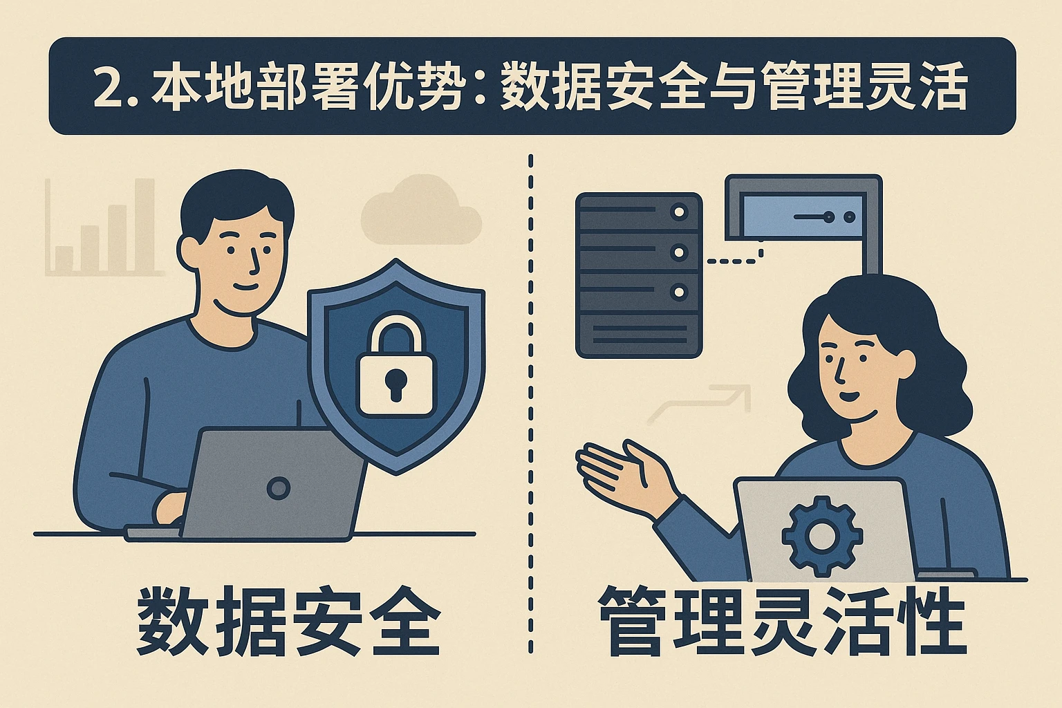 2. 本地部署优势：数据安全与管理灵活性兼顾