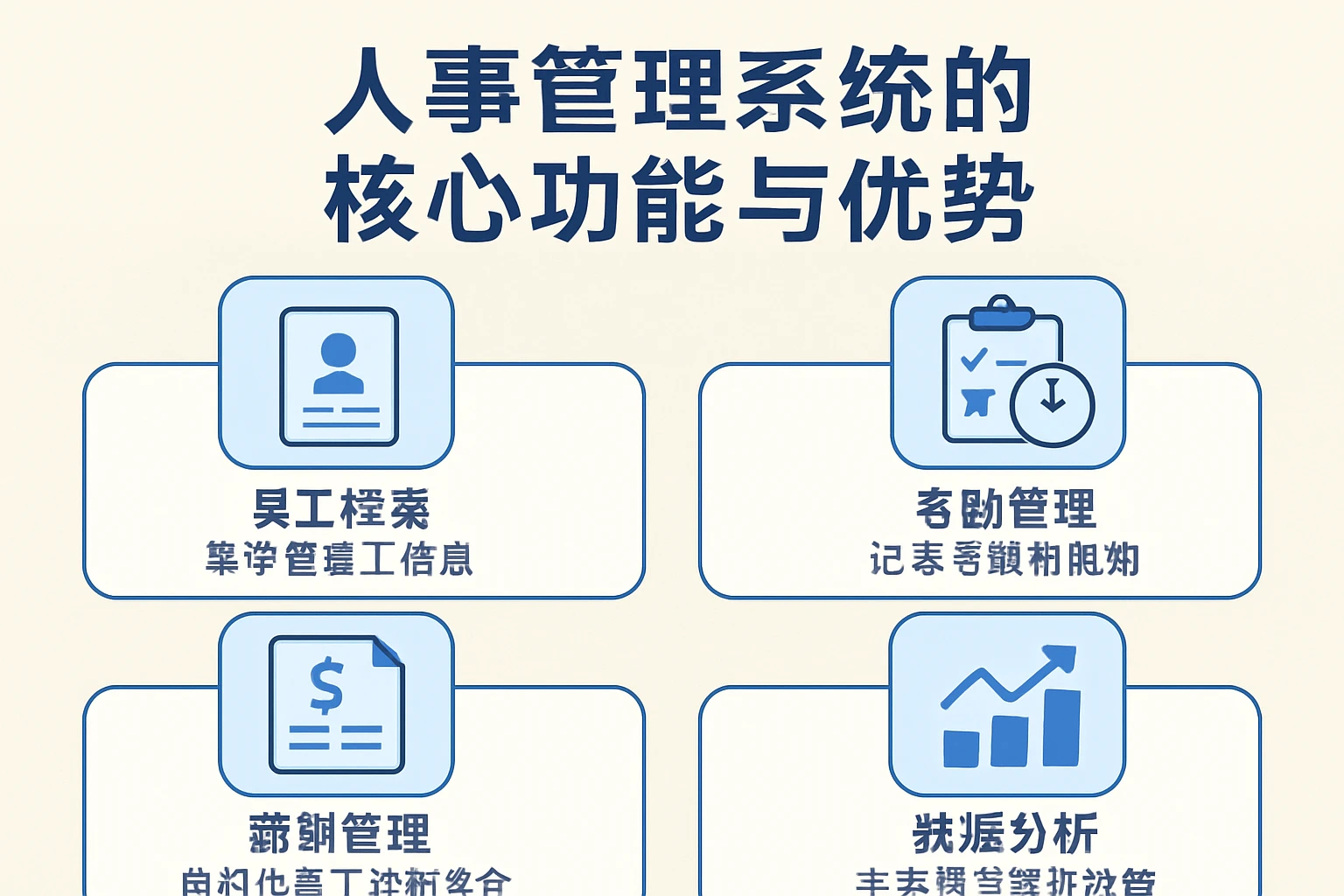 人事管理系统的核心功能与优势