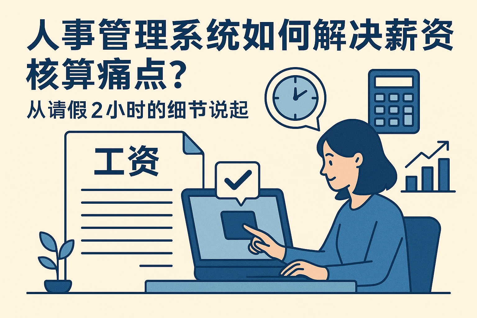 人事管理系统如何解决薪资核算痛点？从请假2小时的细节说起