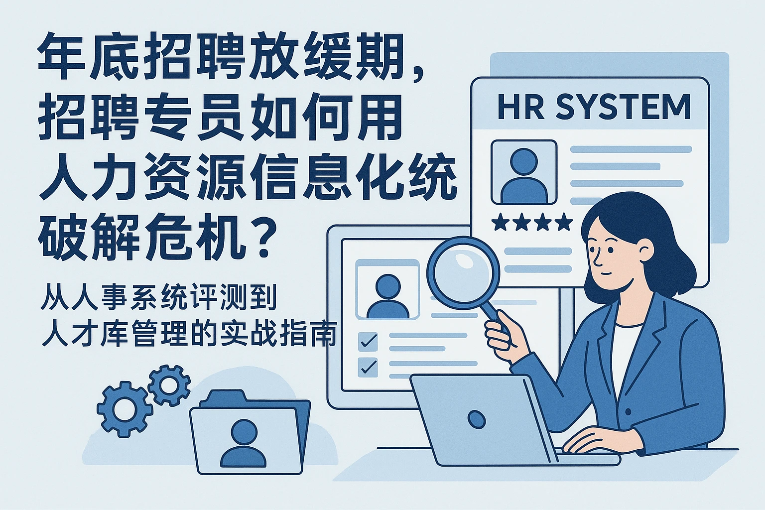 年底招聘放缓期，招聘专员如何用人力资源信息化系统破解危机？——从人事系统评测到人才库管理的实战指南