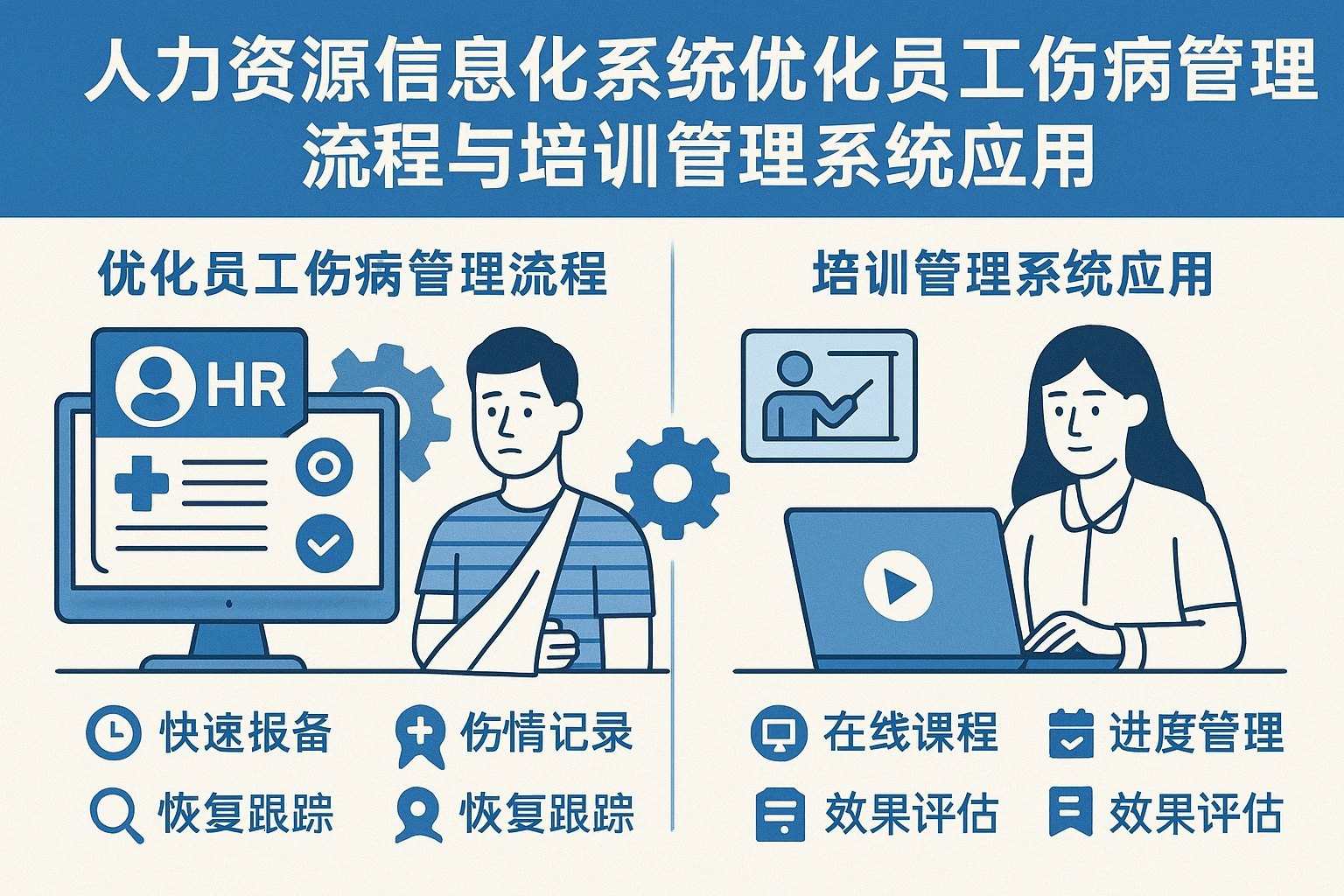 人力资源信息化系统如何优化员工伤病管理流程与培训管理系统应用