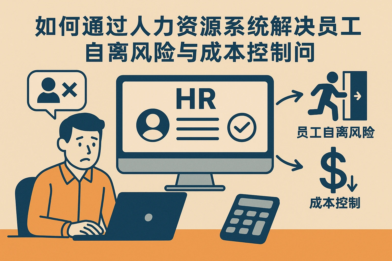 如何通过人力资源系统解决员工自离风险与成本控制问题