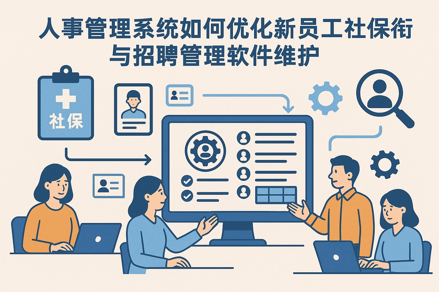 人事管理系统如何优化新员工社保衔接与招聘管理软件维护