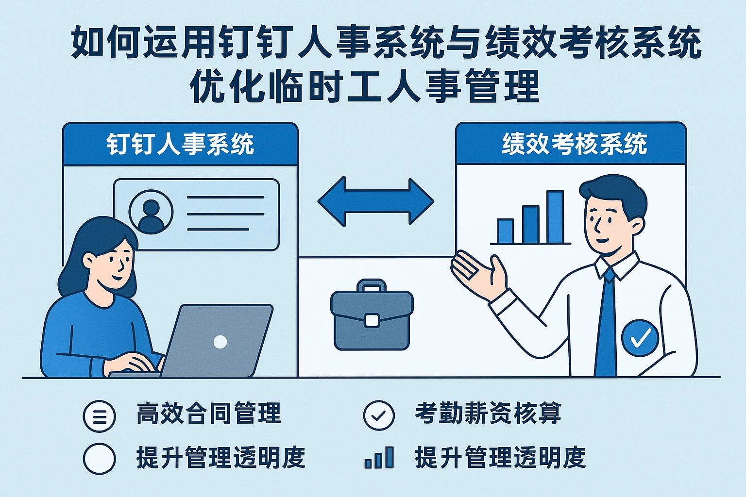 如何运用钉钉人事系统与绩效考核系统优化临时工人事管理