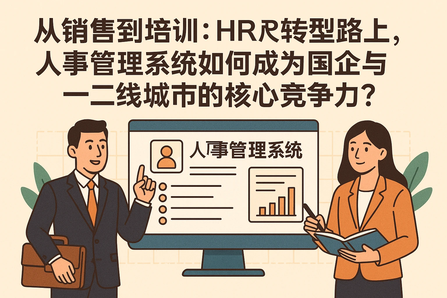 从销售到培训：HR转型路上，人事管理系统如何成为国企与一二线城市的核心竞争力？