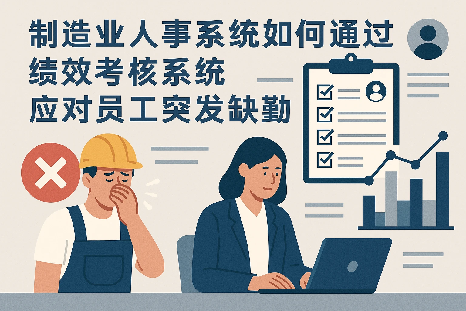 制造业人事系统如何通过绩效考核系统应对员工突发缺勤