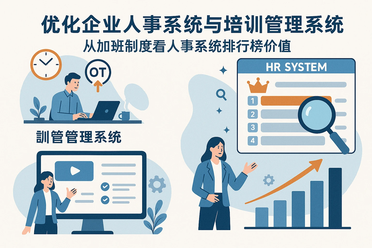 优化企业人事系统与培训管理系统：从加班制度看人事系统排行榜价值