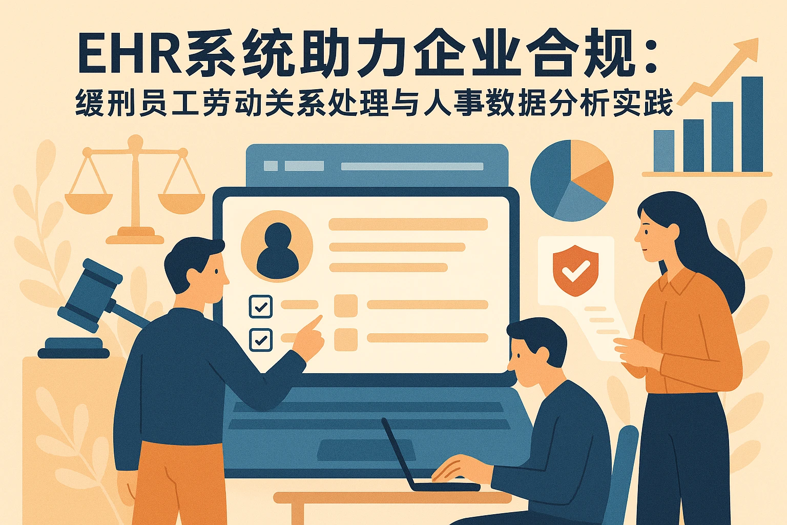 EHR系统助力企业合规：缓刑员工劳动关系处理与人事数据分析实践
