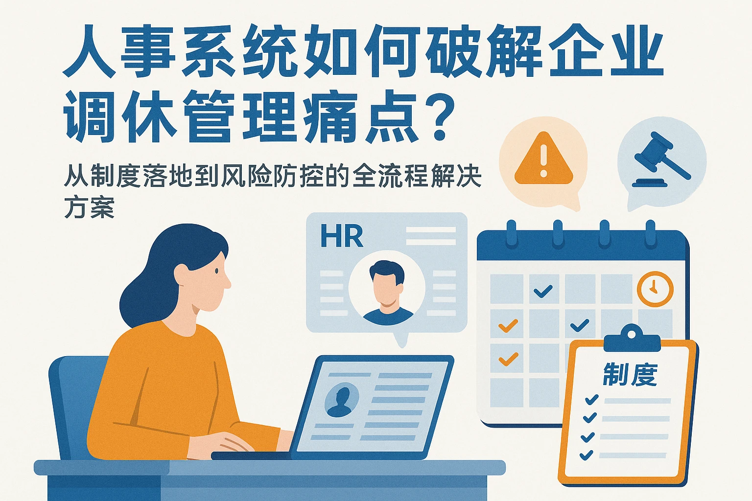 人事系统如何破解企业调休管理痛点？从制度落地到风险防控的全流程解决方案