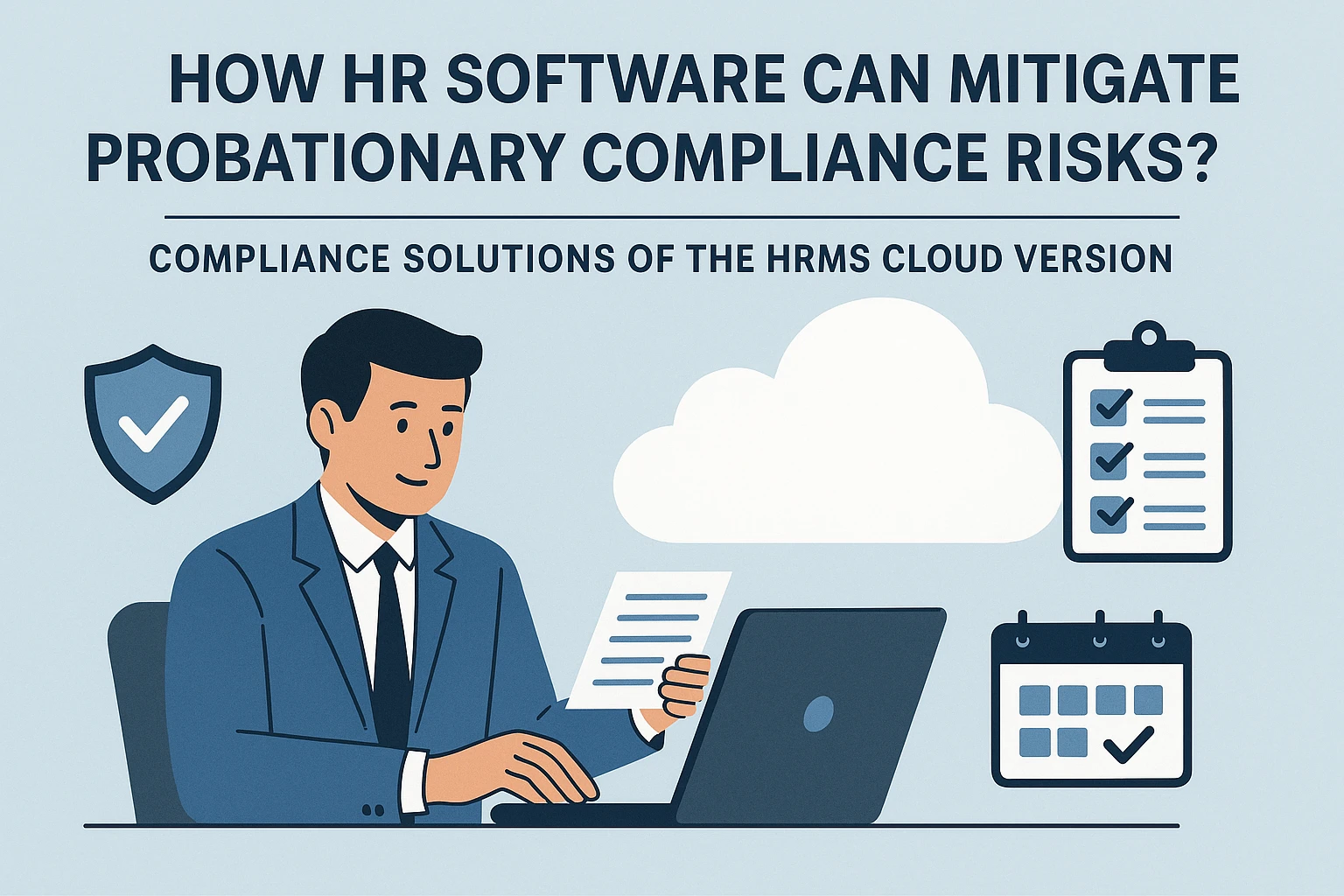 人力资源软件如何规避试用期合规风险？人事管理系统云端版的合规解决方案