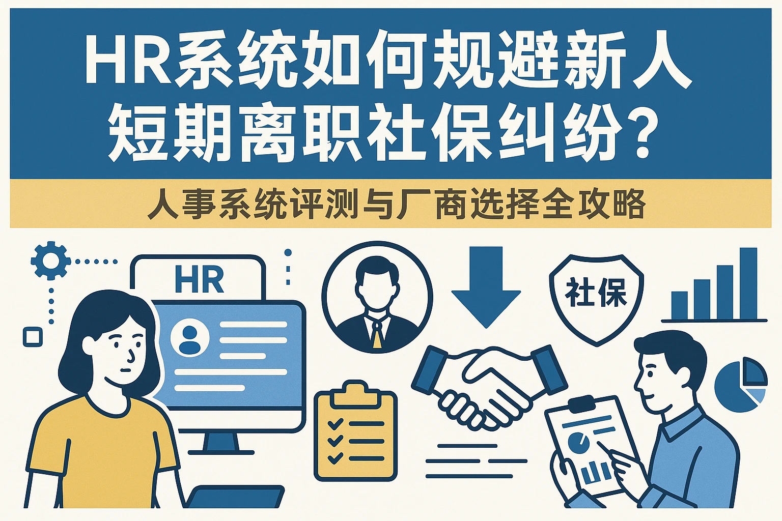 HR系统如何规避新人短期离职社保纠纷?人事系统评测与厂商选择全攻略