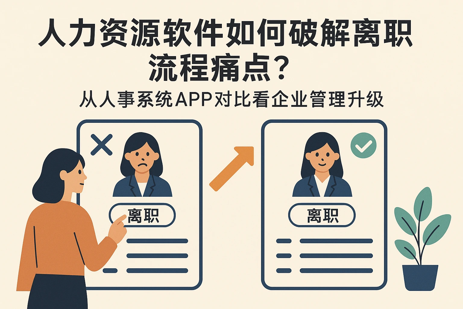 人力资源软件如何破解离职流程痛点？从人事系统APP对比看企业管理升级