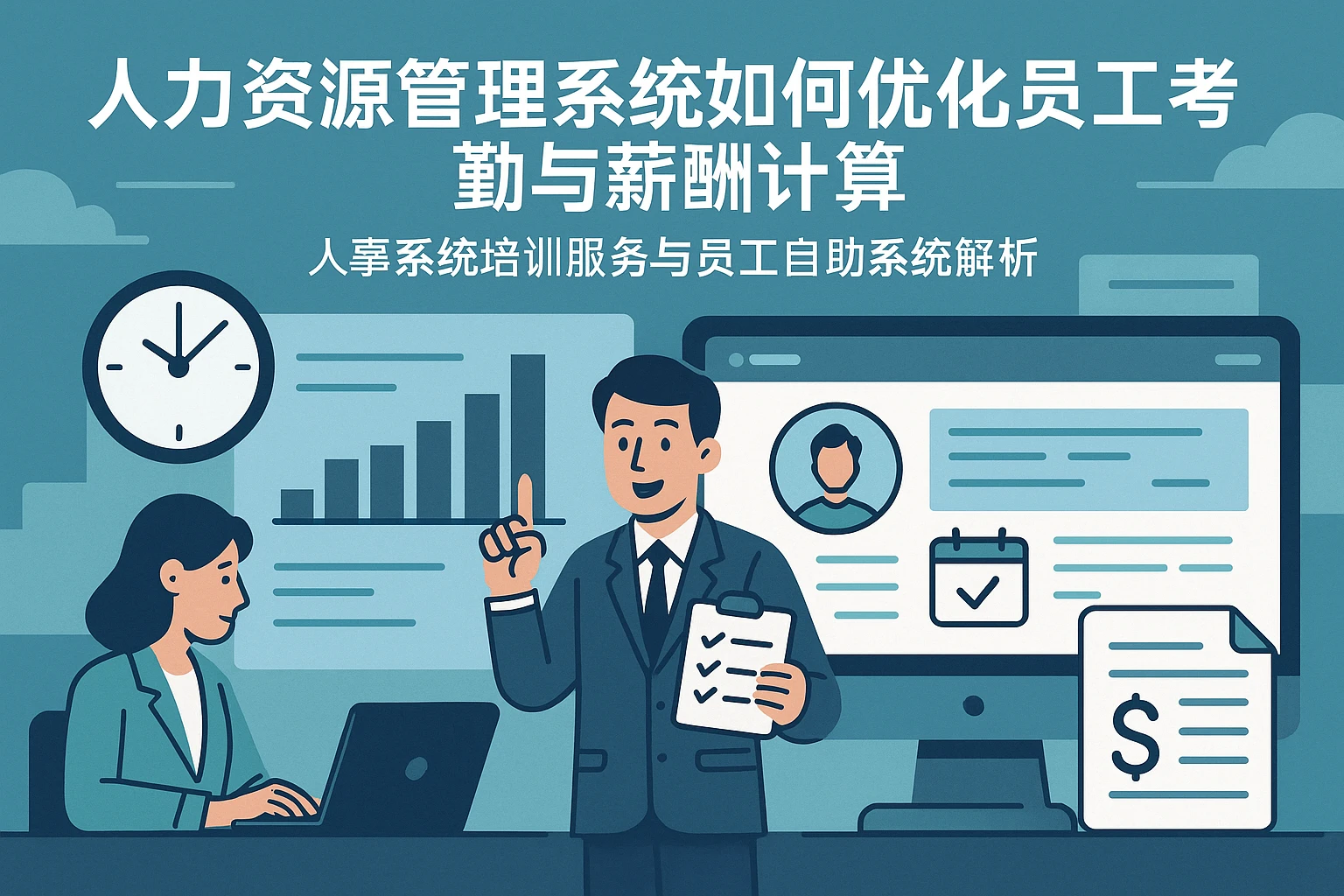 人力资源管理系统如何优化员工考勤与薪酬计算 - 人事系统培训服务与员工自助系统解析