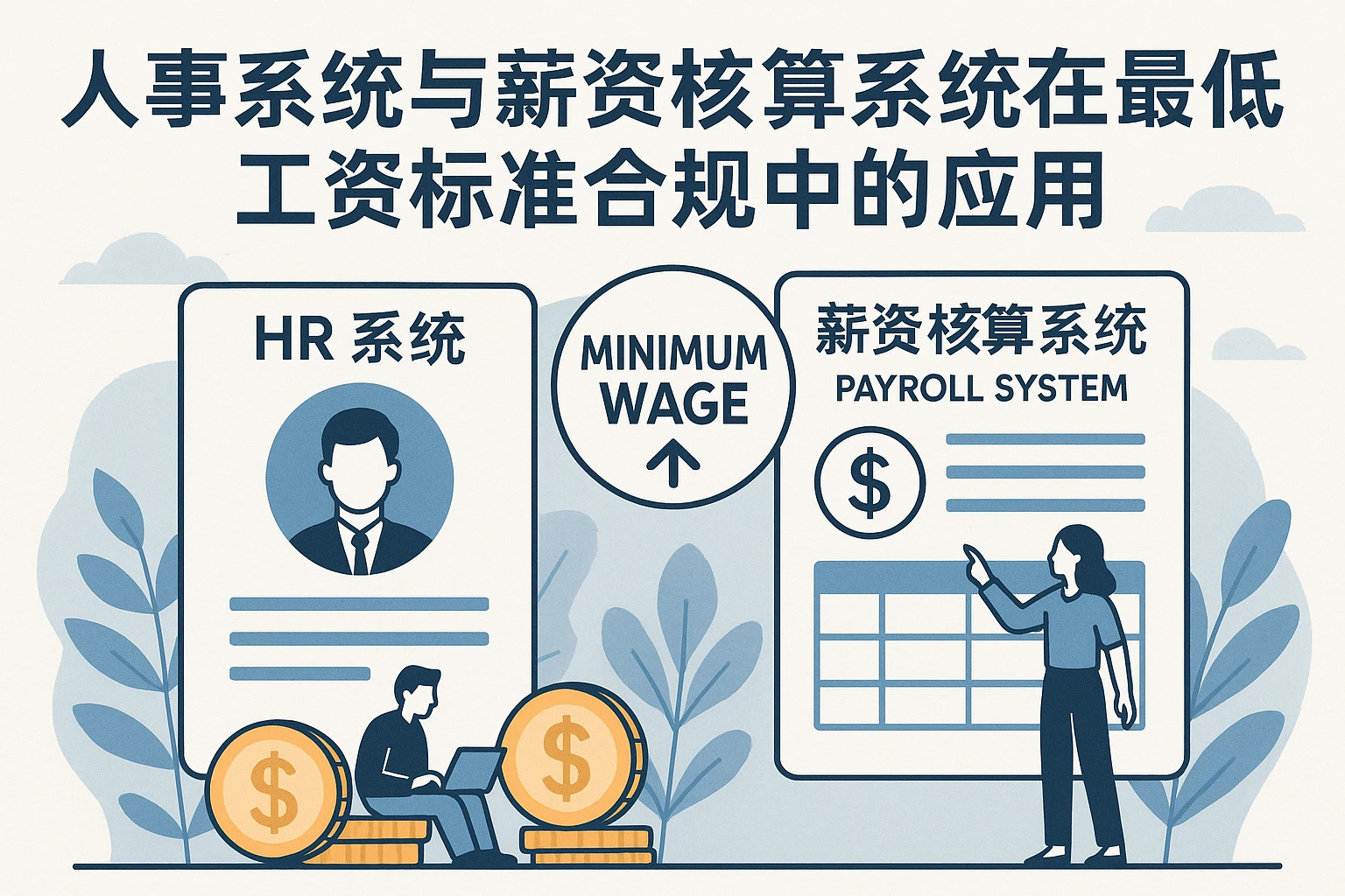 人事系统与薪资核算系统在最低工资标准合规中的应用