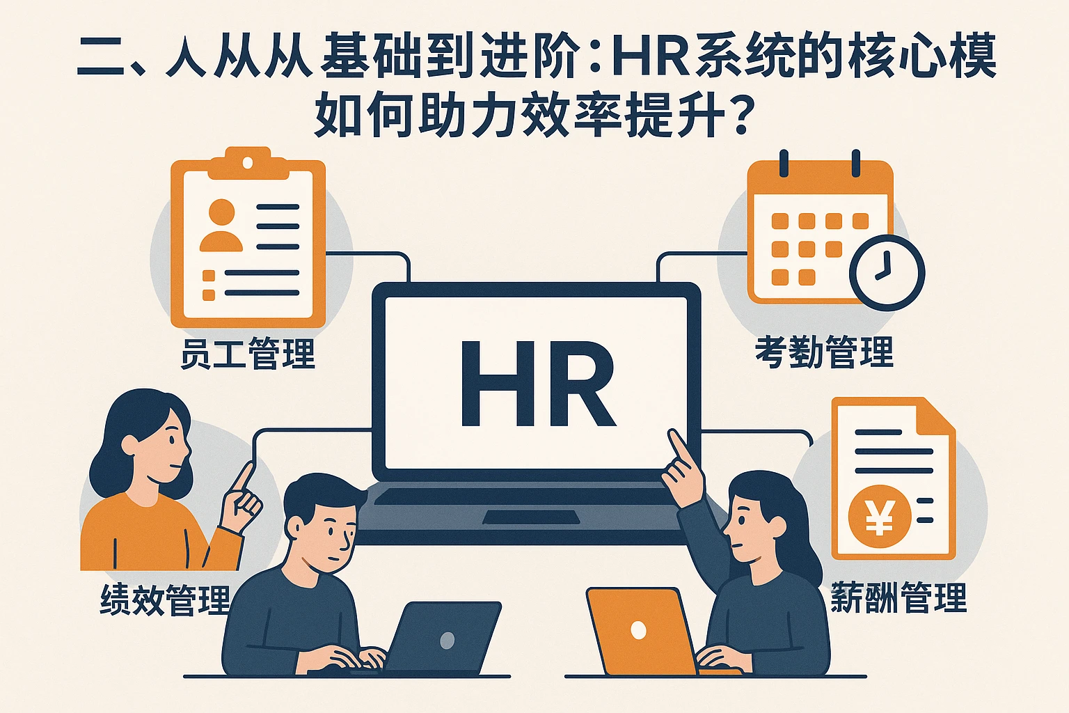 二、从基础到进阶:HR系统的核心模块如何助力效率提升?