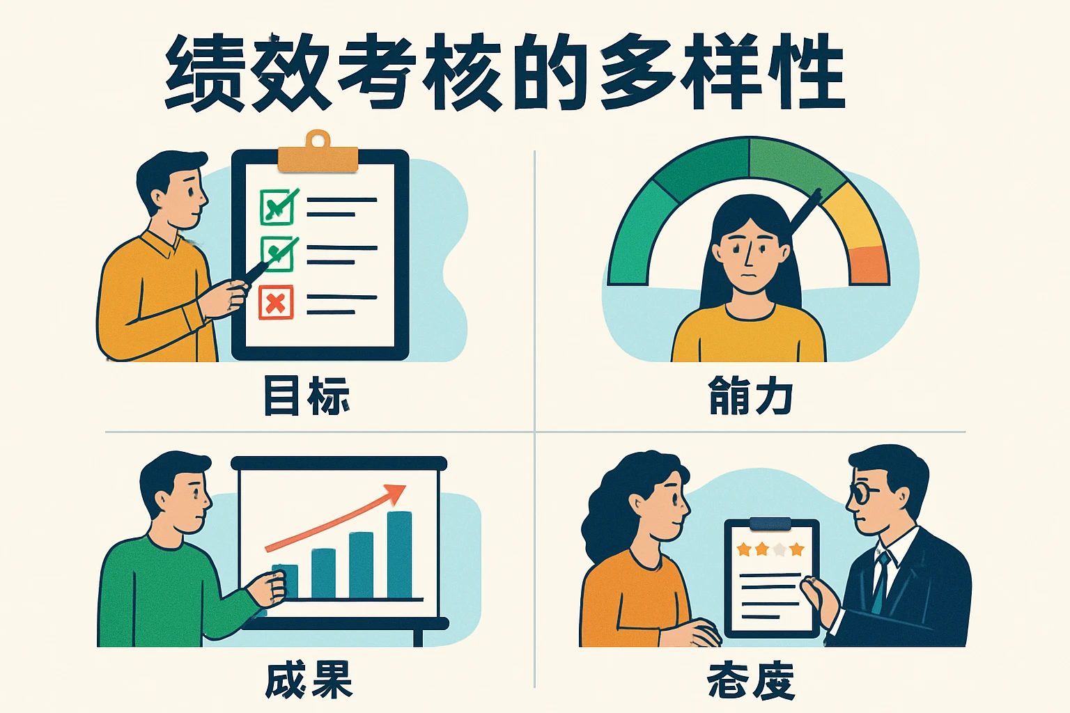 绩效考核的多样性