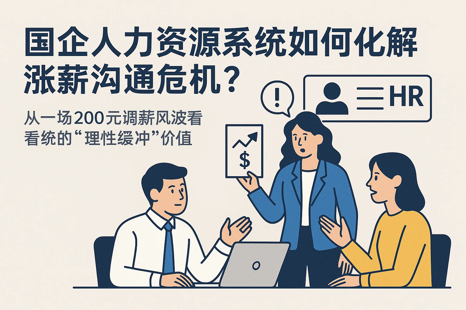 国企人力资源系统如何化解涨薪沟通危机？从一场200元调薪风波看系统的“理性缓冲”价值