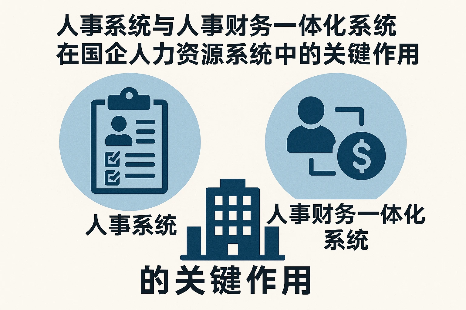 人事系统与人事财务一体化系统在国企人力资源系统中的关键作用