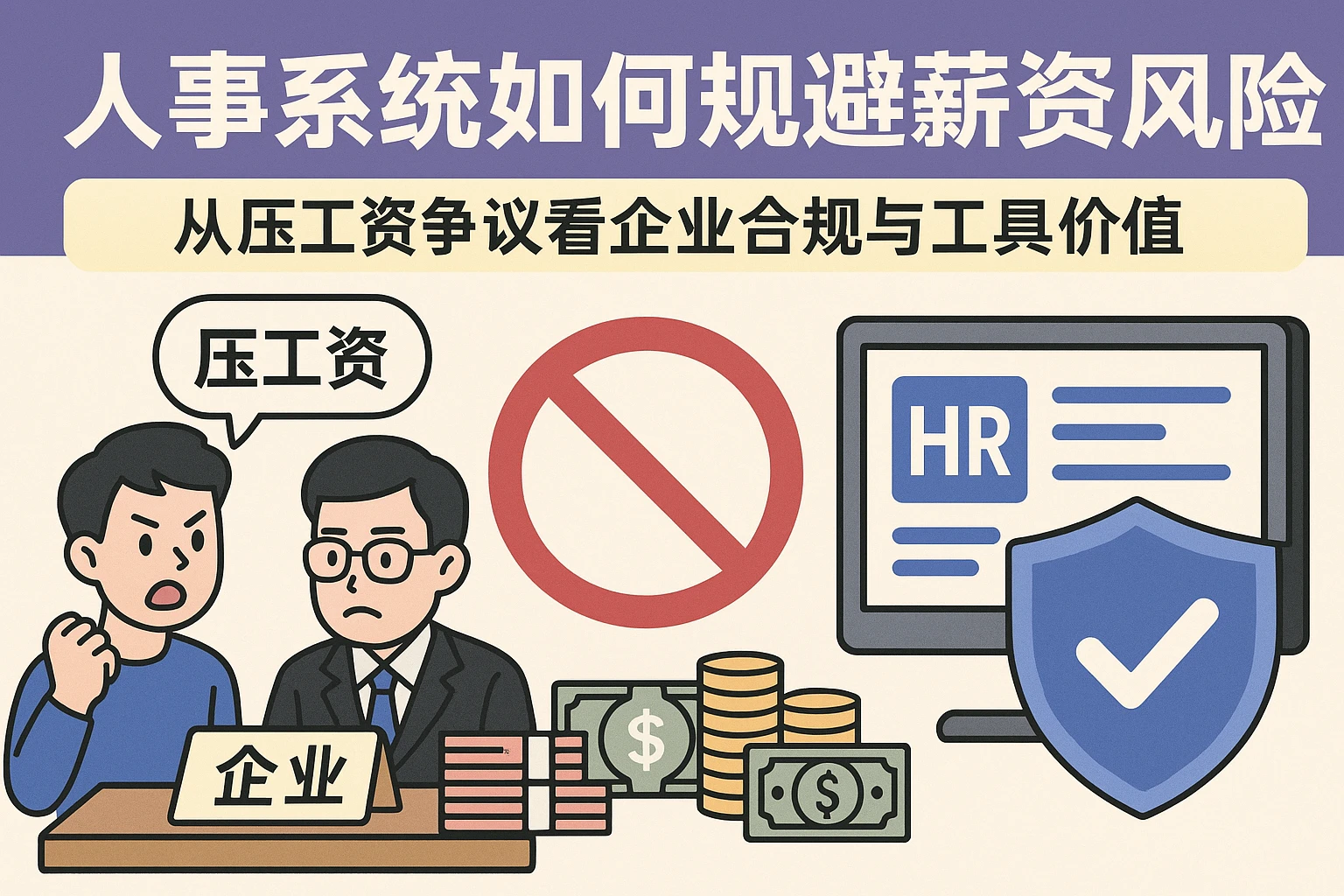 人事系统如何规避薪资风险?从压工资争议看企业合规与工具价值