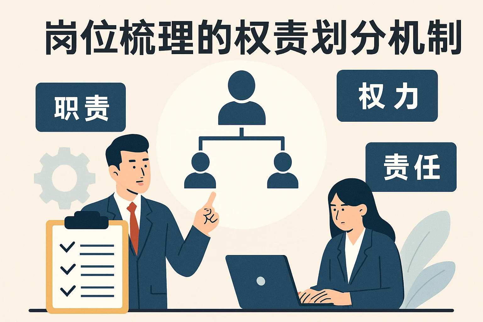岗位梳理的权责划分机制
