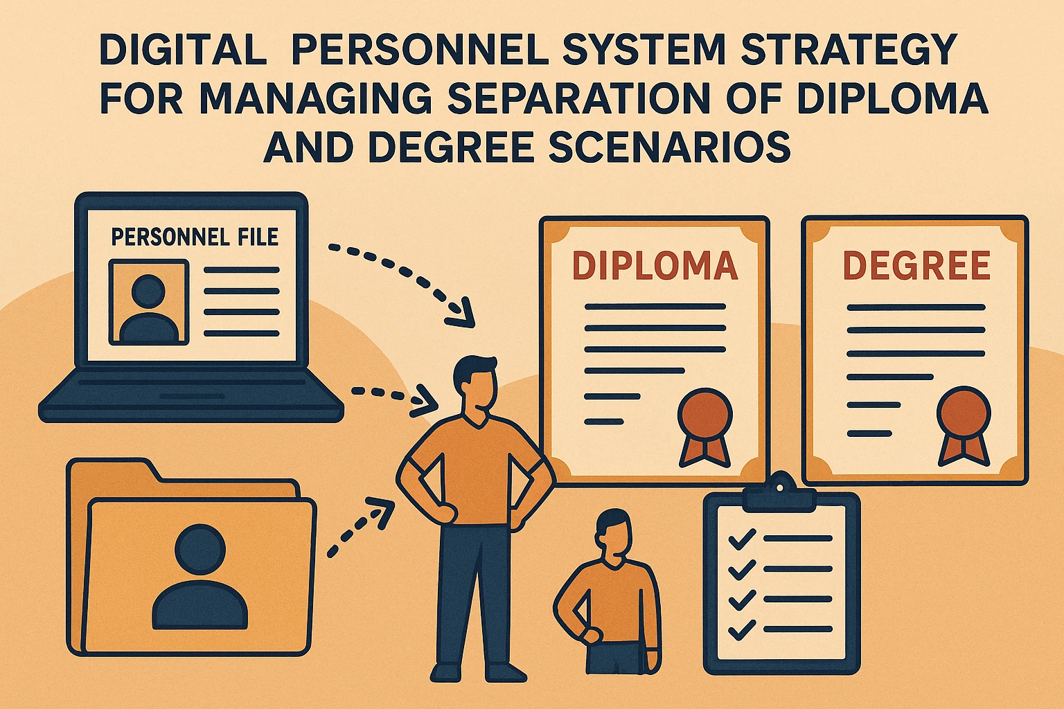 数字化人事系统中毕业证与学位证分离情况的人事档案管理策略