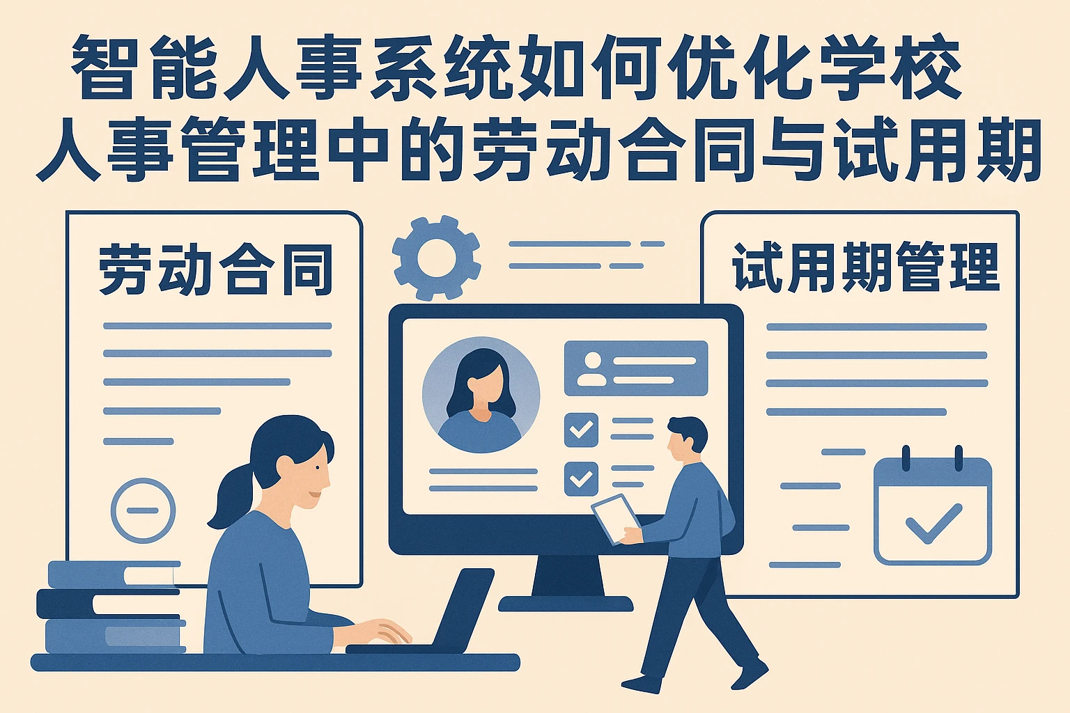 智能人事系统如何优化学校人事管理系统中的劳动合同与试用期管理