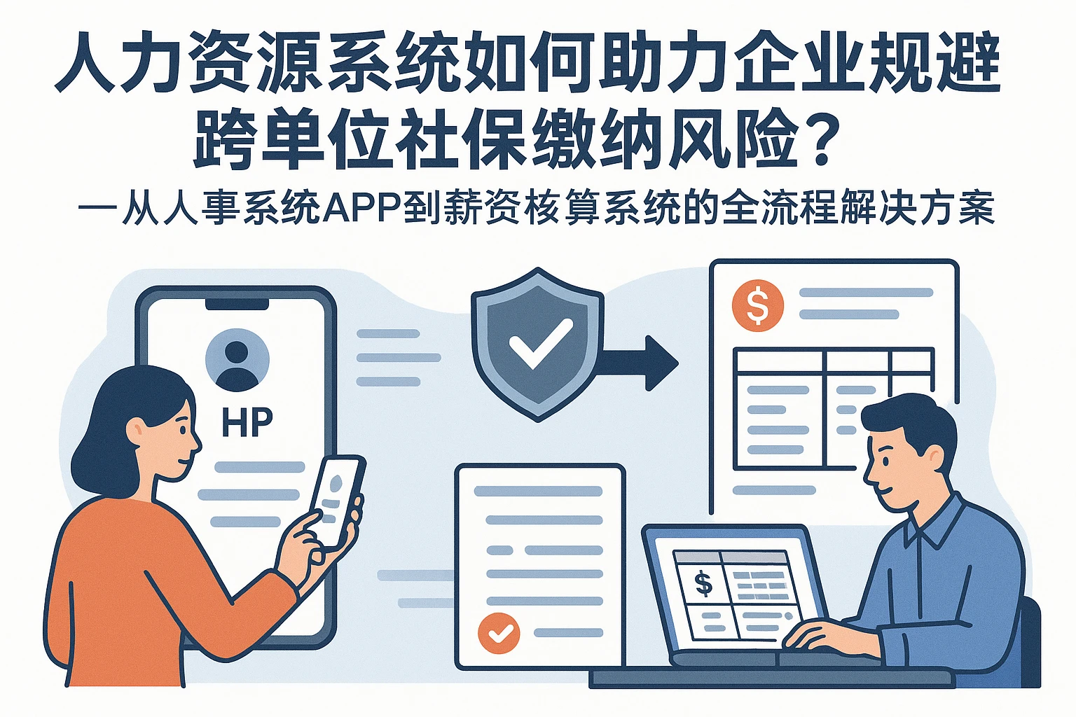 人力资源系统如何助力企业规避跨单位社保缴纳风险?——从人事系统APP到薪资核算系统的全流程解决方案