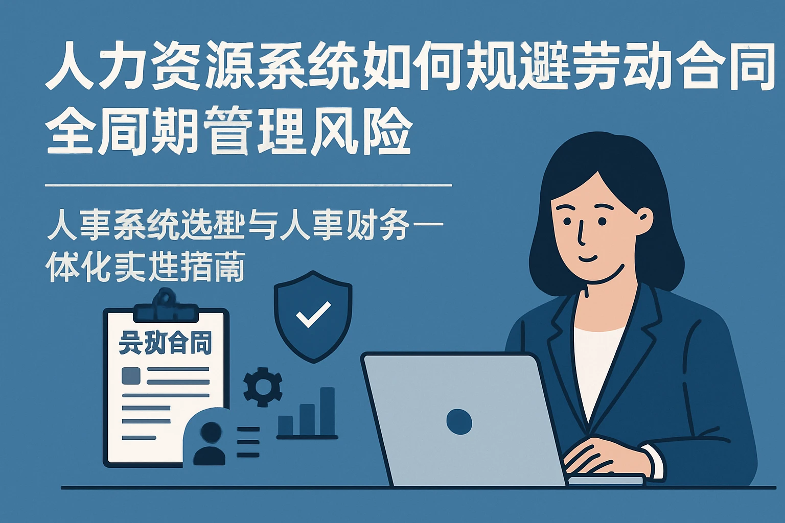 人力资源系统如何规避劳动合同全周期管理风险 - 人事系统选型与人事财务一体化实践指南