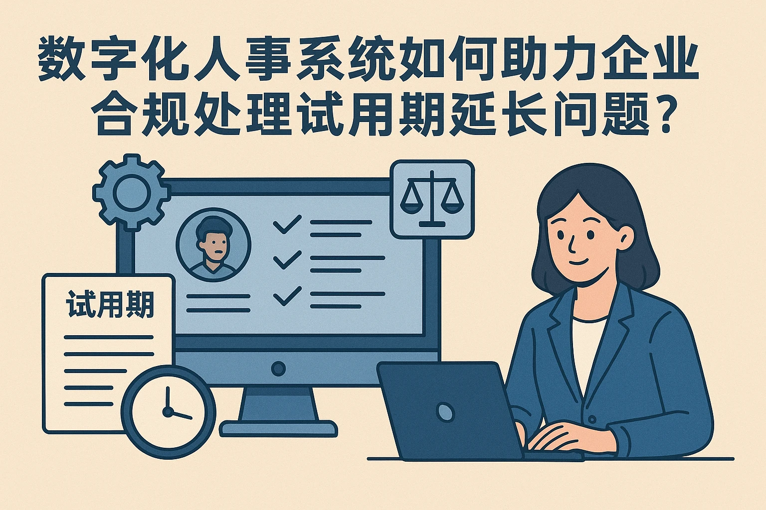 数字化人事系统如何助力企业合规处理试用期延长问题？