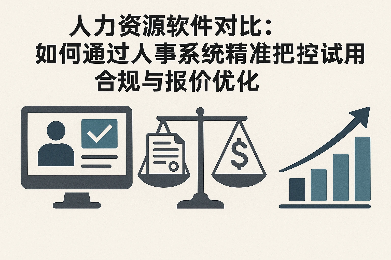 人力资源软件对比：如何通过人事系统精准把控试用期合规与报价优化