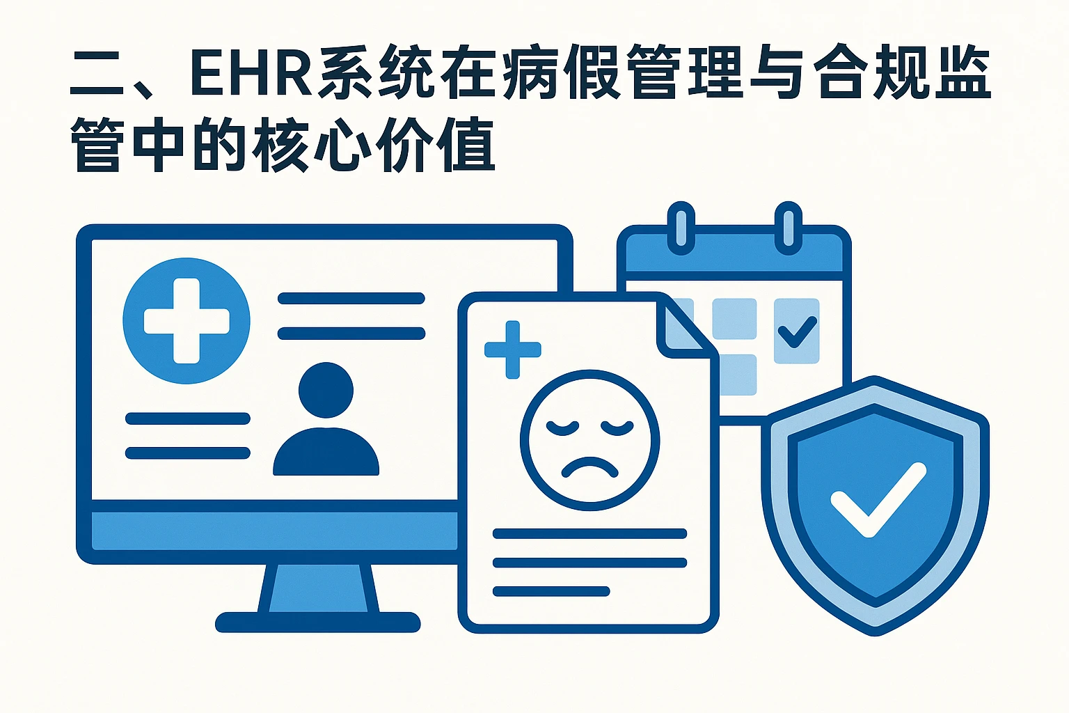 二、EHR系统在病假管理与合规监管中的核心价值