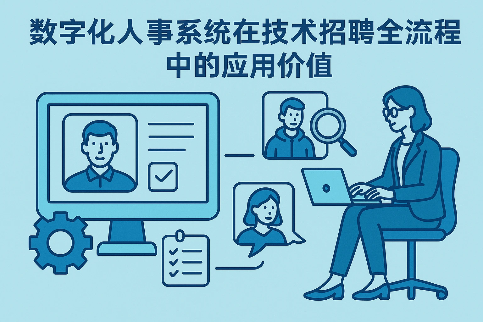 数字化人事系统在技术招聘全流程中的应用价值