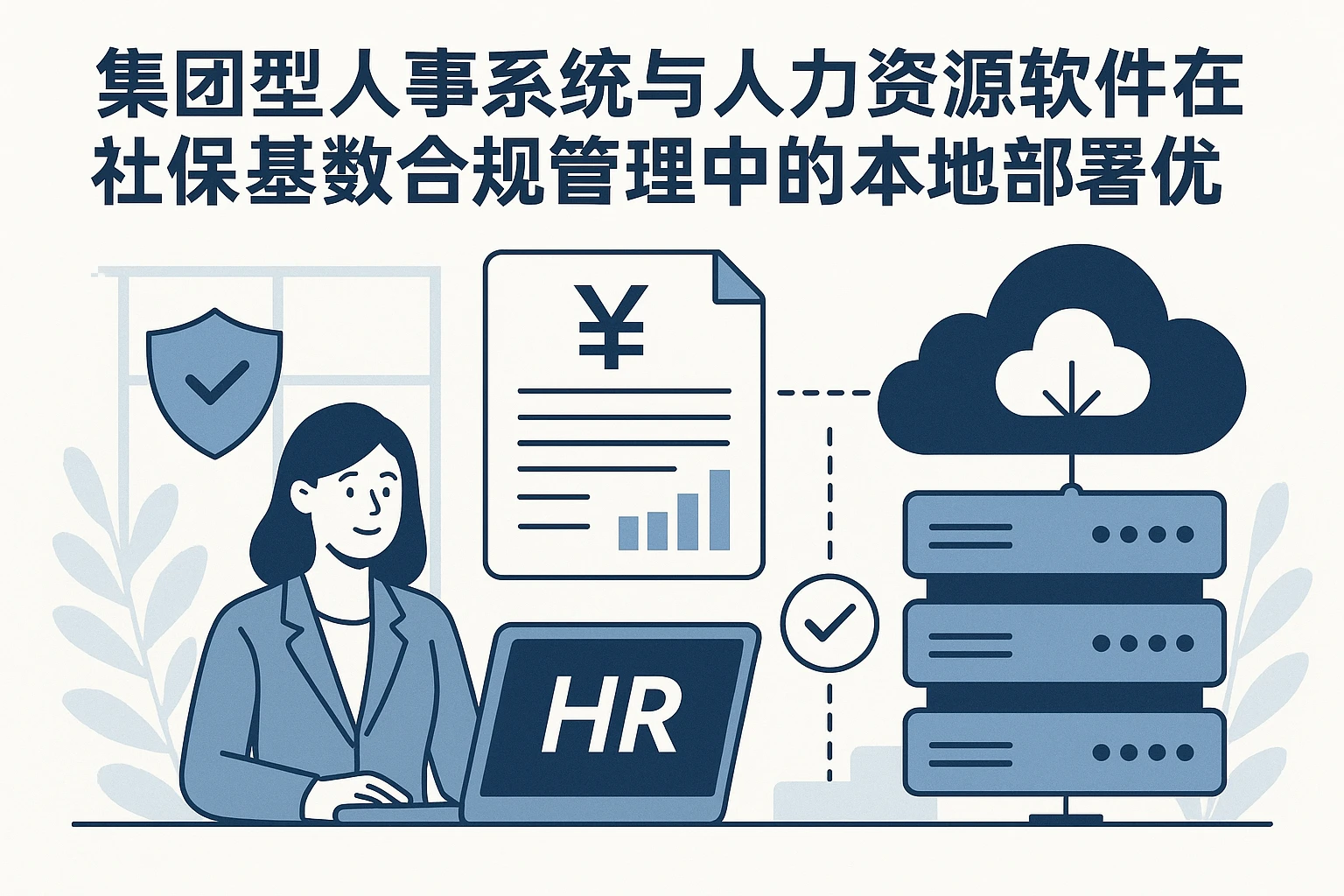 集团型人事系统与人力资源软件在社保基数合规管理中的本地部署优势