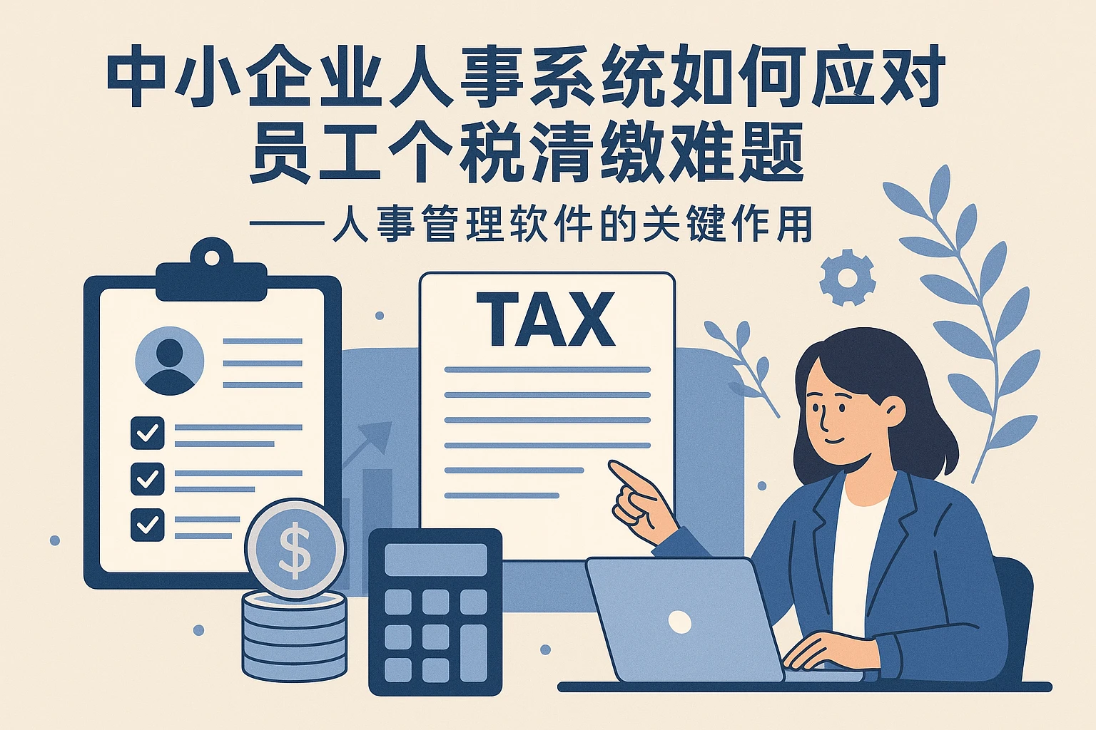 中小企业人事系统如何应对员工个税清缴难题——人事管理软件的关键作用