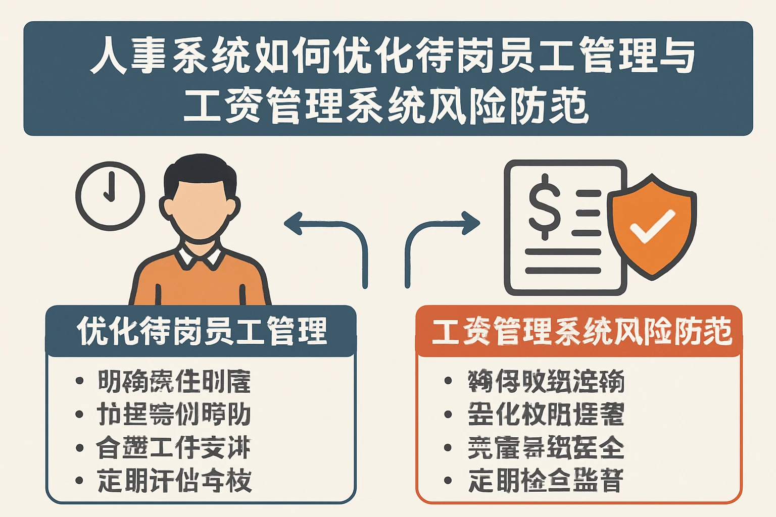 人事系统如何优化待岗员工管理与工资管理系统风险防范