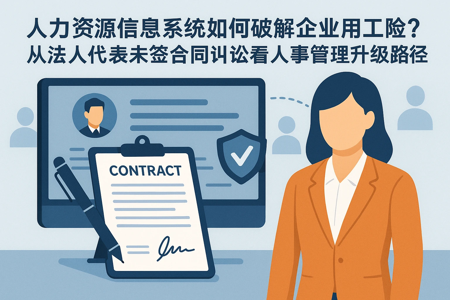 人力资源信息化系统如何破解企业用工风险？从法人代表未签合同纠纷看人事管理升级路径
