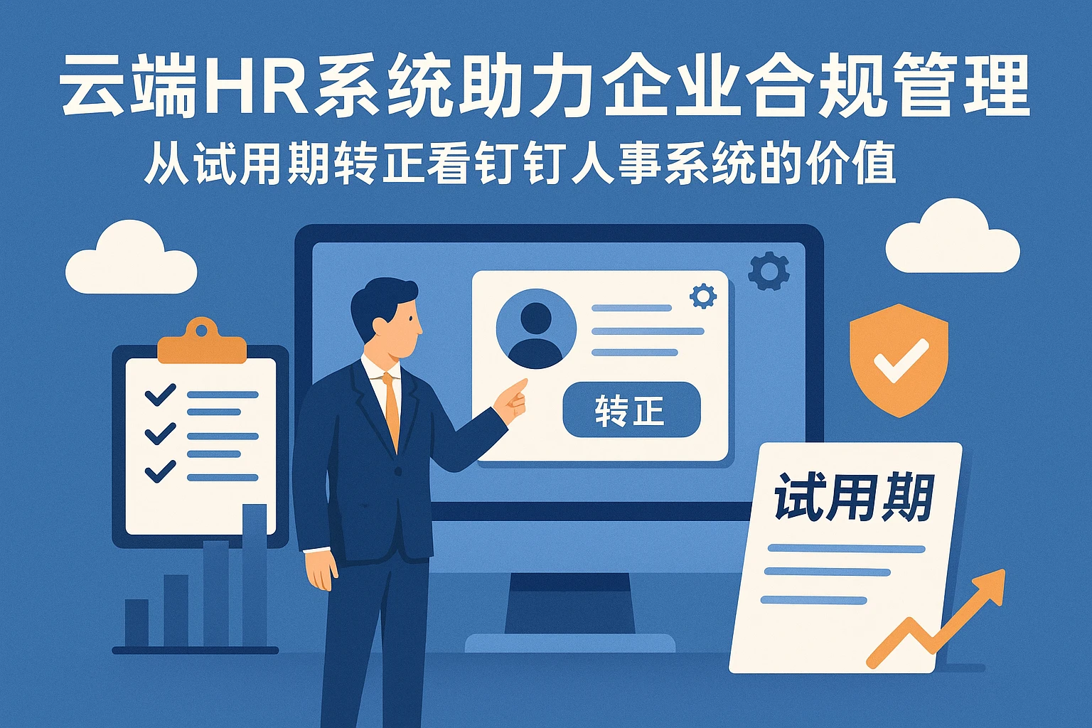 云端HR系统助力企业合规管理：从试用期转正看钉钉人事系统的价值