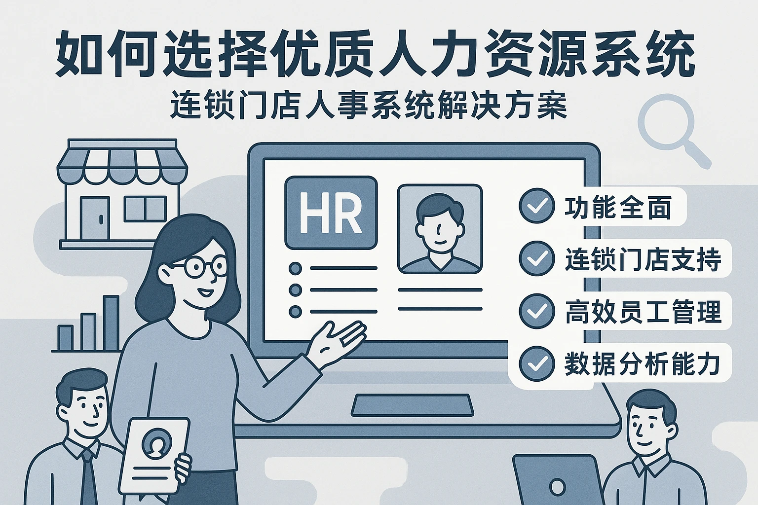 如何选择优质人力资源系统：连锁门店人事系统解决方案