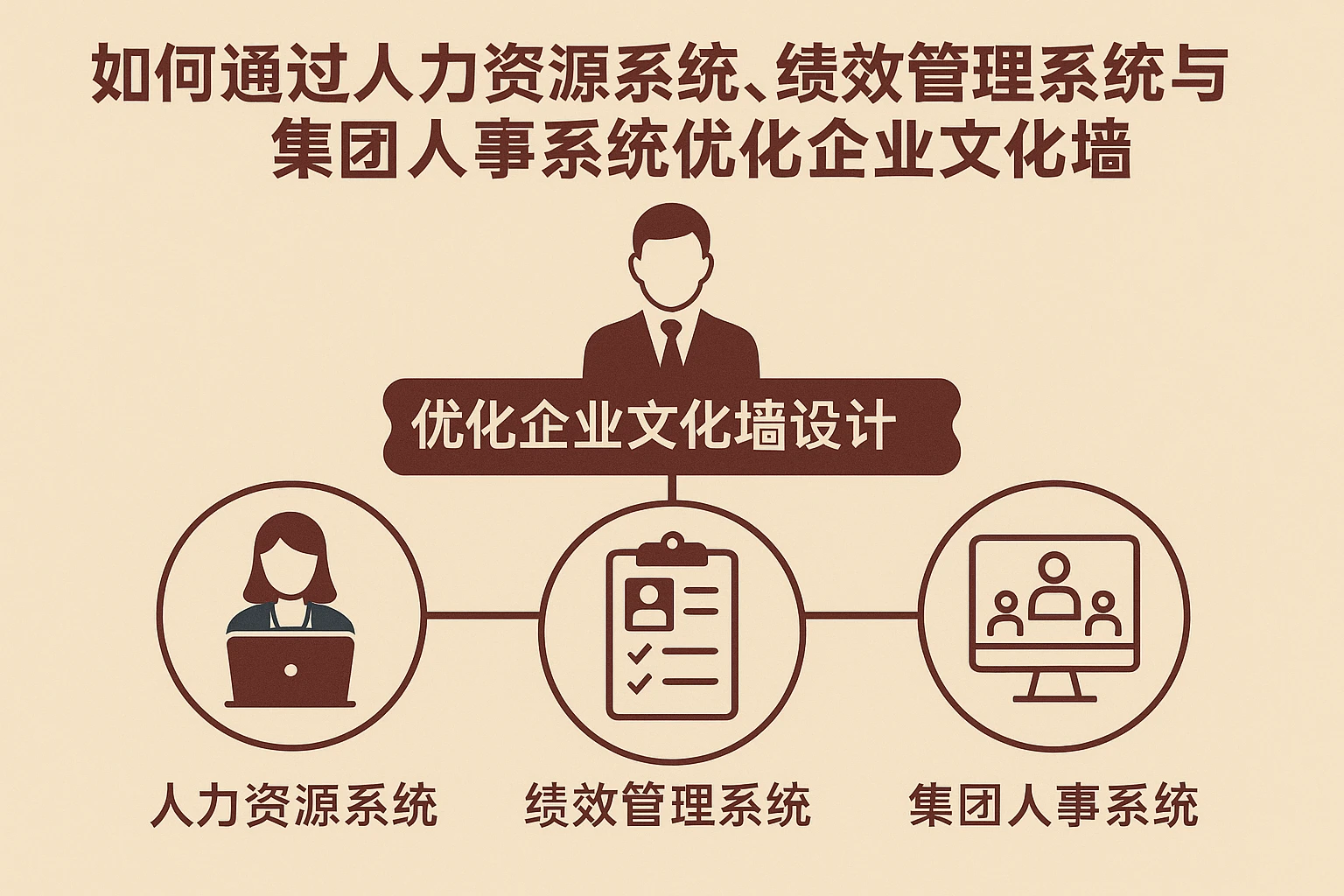 如何通过人力资源系统、绩效管理系统与集团人事系统优化企业文化墙设计